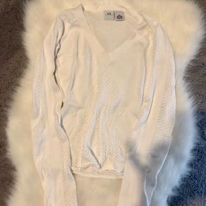 Armani Exchange White Sweater Size XS